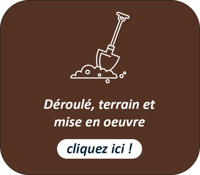 bouton 2 déroulé, terrain et mise en oeuvre